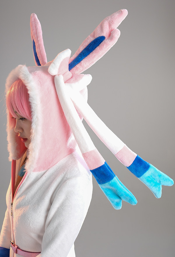 Fairy Fox Sexy Fluffy Hooded Deep V Kawaii Bodysuit Rompers with Choker and Socks Fairy Fox Sexy Fluffy Hooded Deep V Kawaii Bodysuit Rompers with Choker and Socks