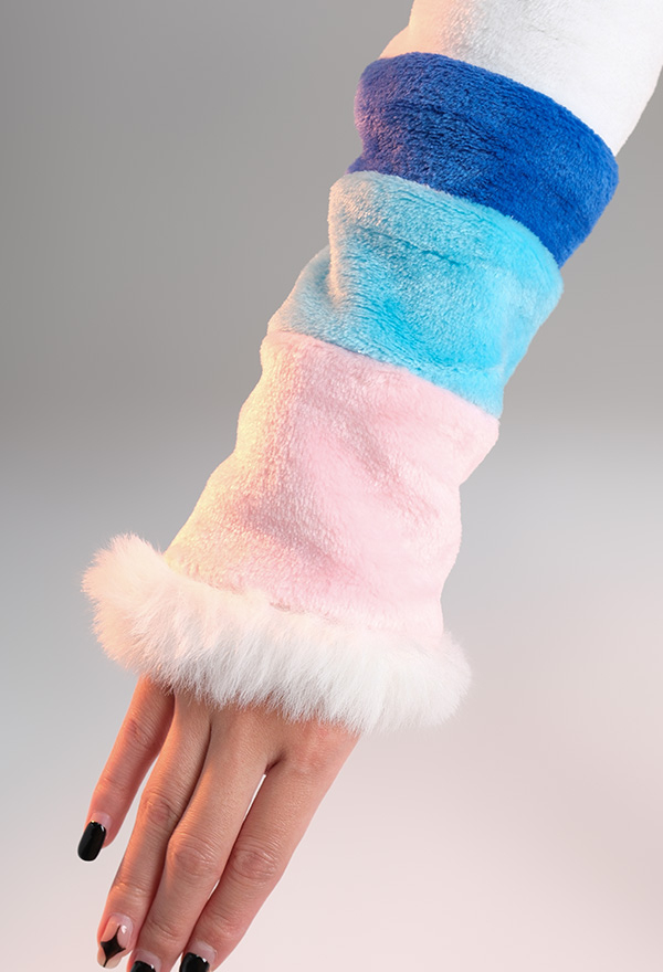 Fairy Fox Sexy Fluffy Hooded Deep V Kawaii Bodysuit Rompers with Choker and Socks Fairy Fox Sexy Fluffy Hooded Deep V Kawaii Bodysuit Rompers with Choker and Socks