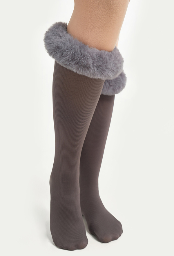 Moonlight Fox Dark Gray Sexy Romper Bodysuit Plush Hooded and Socks with Belt and Tail Moonlight Fox Dark Gray Sexy Romper Bodysuit Plush Hooded and Socks with Belt and Tail