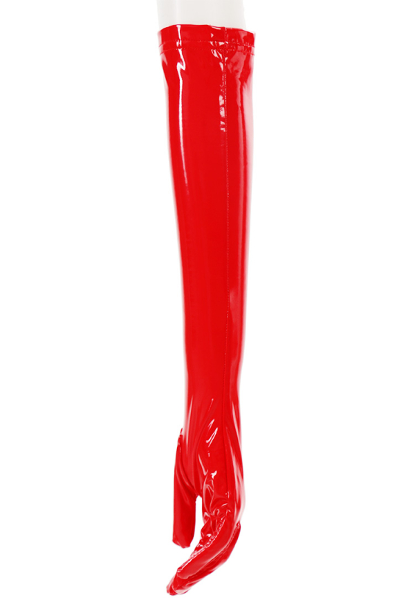 FALLEN ANGEL Gothic Temptation Nurse Uniform Sexy Style Red Mesh Cross Pattern Bodysuit with Gloves and Hat