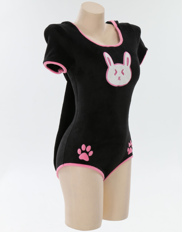 Cute Bunny Style Bodysuit Bunny Hat Romper Soft Homewear Onesie Pajamas Cute Bunny Style Bodysuit Bunny Hat Romper Soft Homewear Onesie Pajamas
