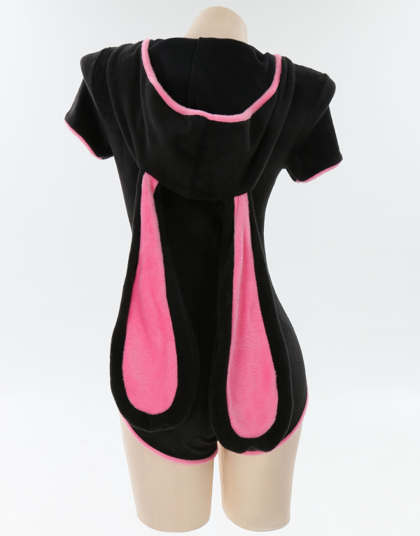 Cute Bunny Style Bodysuit Bunny Hat Romper Soft Homewear Onesie Pajamas Cute Bunny Style Bodysuit Bunny Hat Romper Soft Homewear Onesie Pajamas