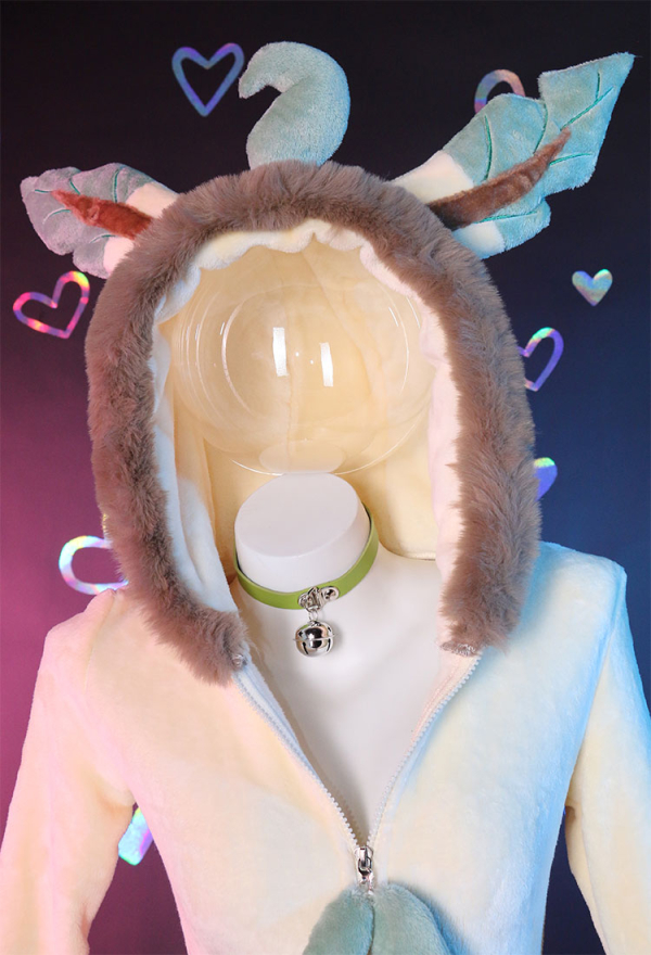 Cute Monster Fluffy Bodycon Romper Sexy Lingerie Yellow Furry Hooded Bodysuit Jumpsuit Homewear with Tail Belt and Stockings Cute Monster Fluffy Bodycon Romper Sexy Lingerie Yellow Furry Hooded Bodysuit Jumpsuit Homewear with Tail Belt and Stockings