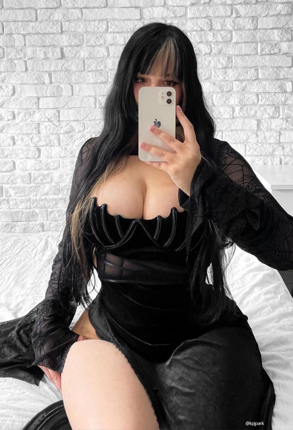 SPELL ON YOU Gothic Horror Witch Halloween Dress Black Mesh Spider Web Design Flared Sleeves Dress