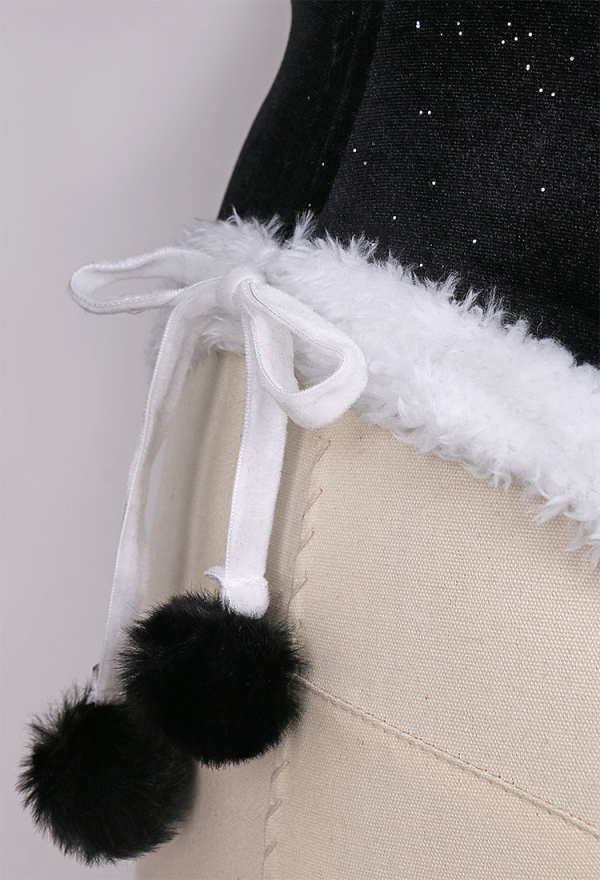 Silent Night Plus Size Gothic Christmas Sexy Lingerie Set Furry Bodysuit with Headwear Glvoes Stockings Silent Night Plus Size Gothic Christmas Sexy Lingerie Set Furry Bodysuit with Headwear Glvoes Stockings