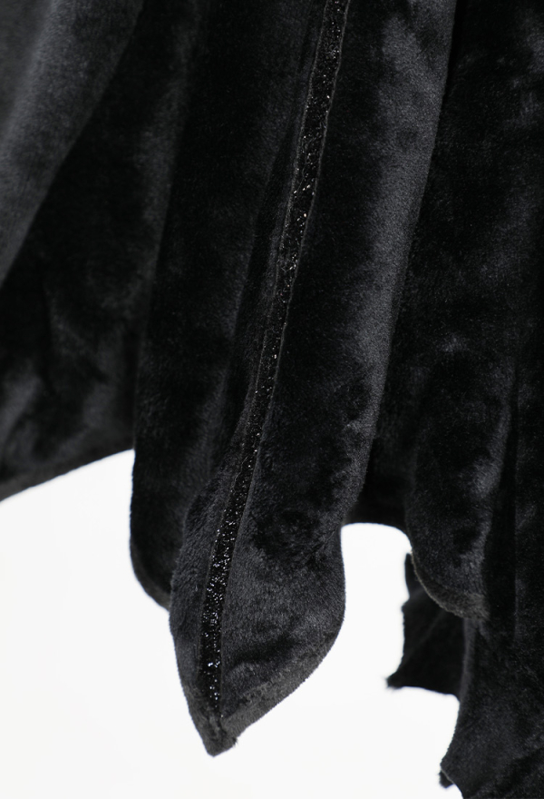 Killing Demon Gothic Hooded Loungewear Black Demon Style Bodysuit with Stockings