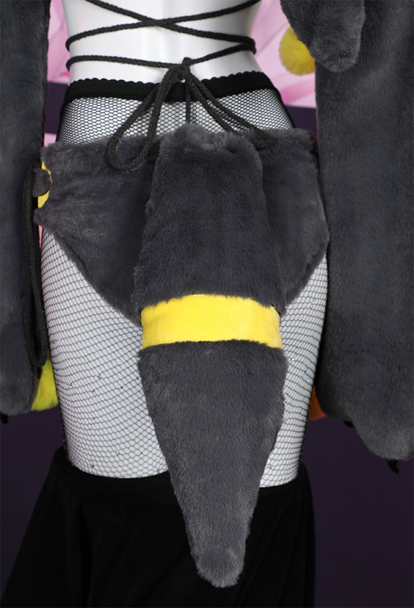 Moonlight Fox Dark Furry Paw Sexy Lingerie Kawaii Plush Homewear Paw Gloves Hoodie Top and Bra Bottoms with Stockings Moonlight Fox Dark Furry Paw Sexy Lingerie Kawaii Plush Homewear Paw Gloves Hoodie Top and Bra Bottoms with Stockings