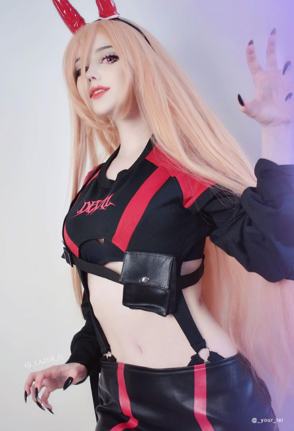 MIDNIGHT DEVIL Gothic Biker Style Set Long Sleeves Bodysuit Suit with Skirt Waist Bag Headband MIDNIGHT DEVIL Gothic Biker Style Set Long Sleeves Bodysuit Suit with Skirt Waist Bag Headband