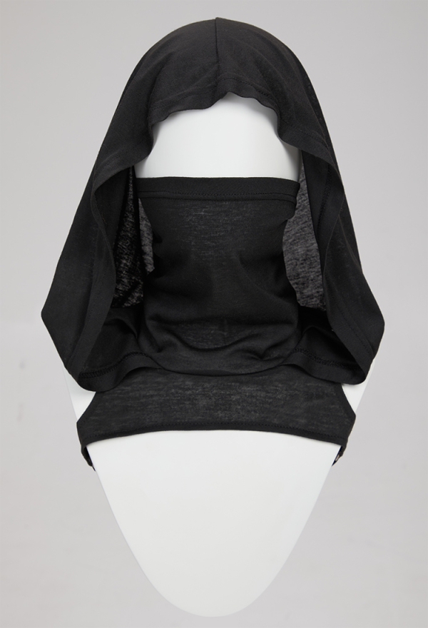 DARK BREATH Sexy Ninja Style Lingerie Set Black Lace up Slit Dress and Hooded Top DARK BREATH Sexy Ninja Style Lingerie Set Black Lace up Slit Dress and Hooded Top
