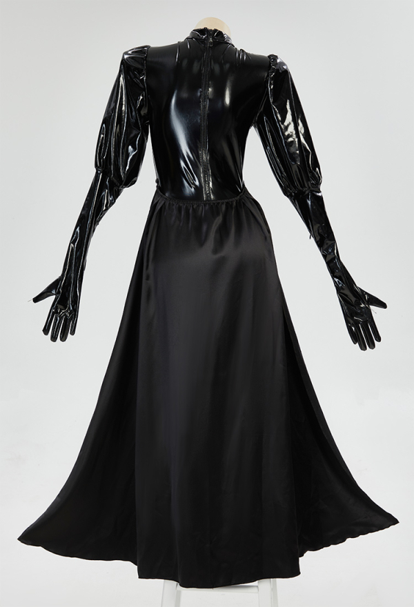 Gothic Style Jumpsuit Black One-Piece Jumpsuit and Skirt with Leg Ring Gothic Style Jumpsuit Black One-Piece Jumpsuit and Skirt with Leg Ring