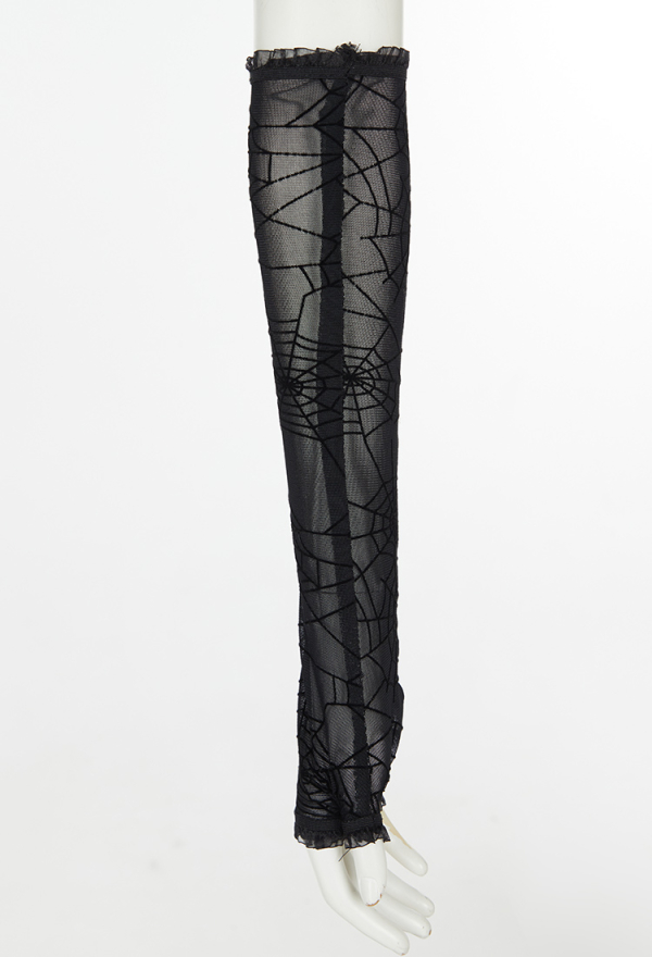 Bewitched Grace Gothic Camisole and Skirt Set Black Lace-up Sexy Style Top and Skirt with Net Stockings and Sleeves Bewitched Grace Gothic Camisole and Skirt Set Black Lace-up Sexy Style Top and Skirt with Net Stockings and Sleeves
