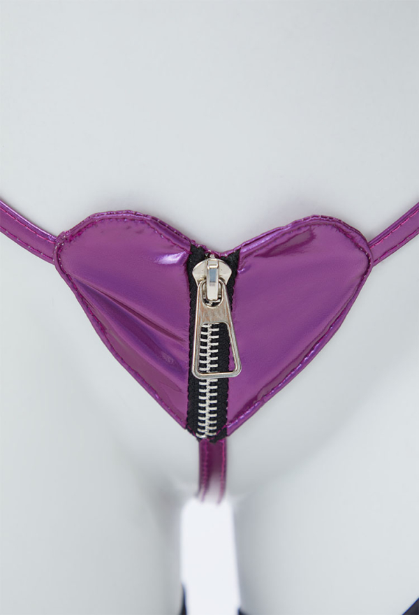 Sexy Lingerie Mesh Top Panty Set with Headband and Waist Belt