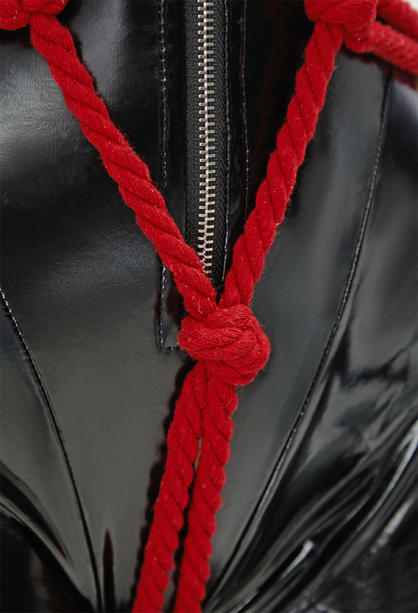 Sexy Lingerie Accessory Red Rope Body Chain Bondage Accessory