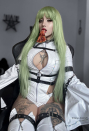 Sexy Lingerie Bodysuit Cutout Bandage Bodysuit with Stockings