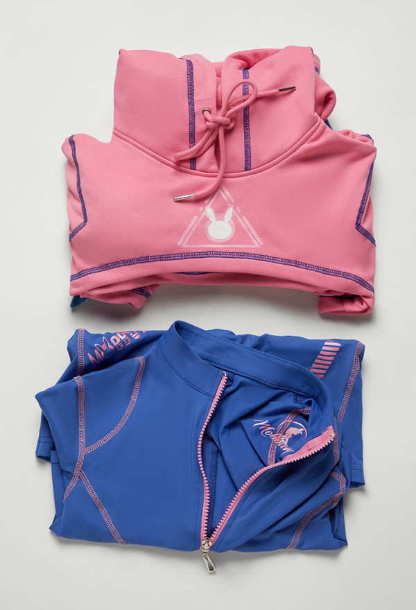 Sexy Lingerie Tight Sportswear Cyber Style Bodysuit with Hooded Short Jacket