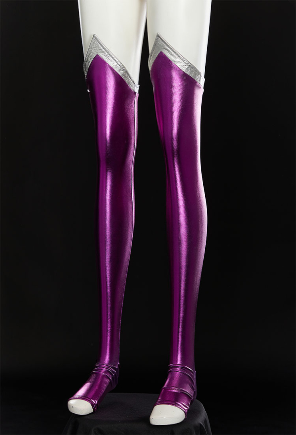 Cosmic Queen Sexy Dancer Dress Set Halterneck Jumpsuit with Gauze Skirt and Sleeves Cosmic Queen Sexy Dancer Dress Set Halterneck Jumpsuit with Gauze Skirt and Sleeves