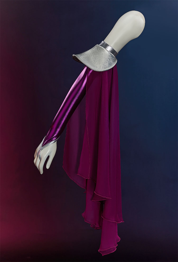 Cosmic Queen Sexy Dancer Dress Set Halterneck Jumpsuit with Gauze Skirt and Sleeves Cosmic Queen Sexy Dancer Dress Set Halterneck Jumpsuit with Gauze Skirt and Sleeves