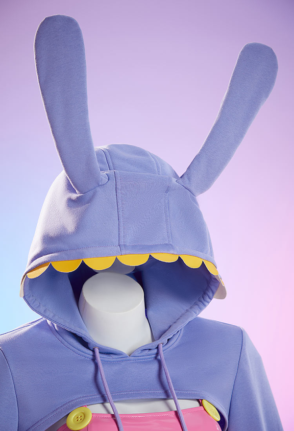 Halloween Cosplay Costume Suit Suspender Dress with Short Hooded Jacket and Gloves Halloween Cosplay Costume Suit Suspender Dress with Short Hooded Jacket and Gloves
