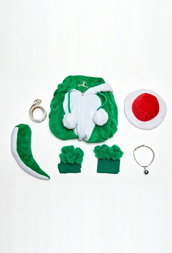 Sexy Cosplay Costume Plush Romper Hooded Bodysuit with Belt and Tail Sexy Cosplay Costume Plush Romper Hooded Bodysuit with Belt and Tail