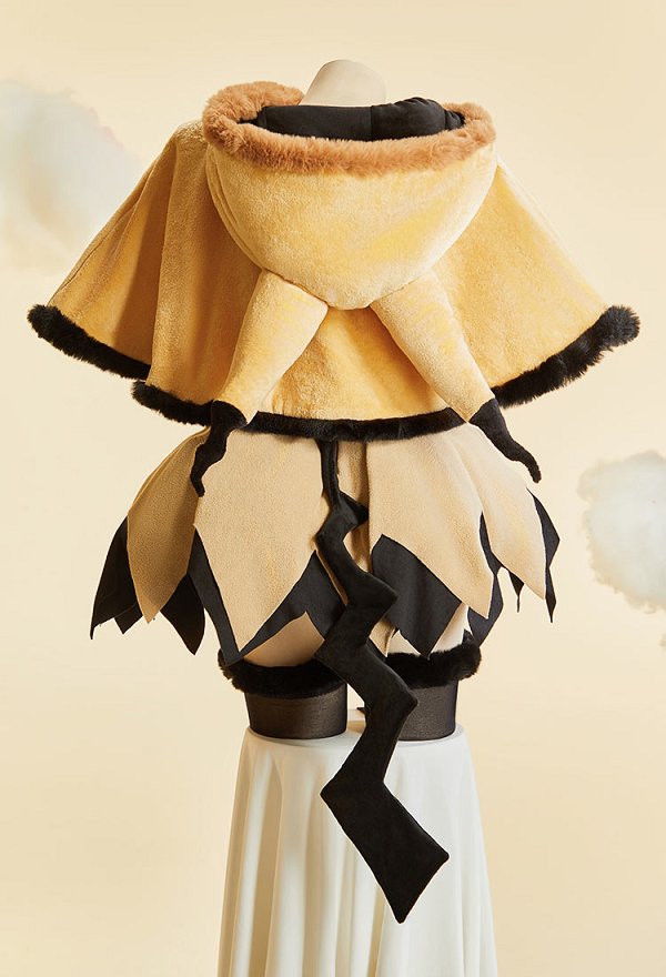 Cute Monster Winter Christmas Plush Sexy Cosplay Costume Strapless Dress with Cape and Gloves Cute Monster Winter Christmas Plush Sexy Cosplay Costume Strapless Dress with Cape and Gloves