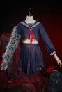 Cosplay Costume Animalized Printed JK Uniform Set Top Half Skirt with Gloves and Socks