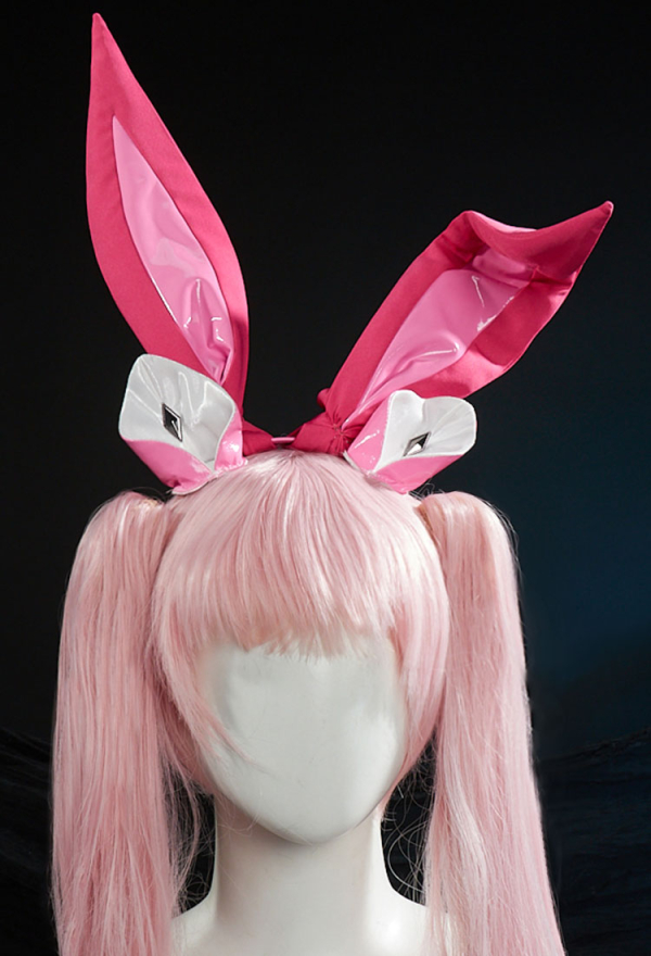 Sexy Pink Bunny Sexy Lingerie Set with Fishnet Stockings and Headband Sexy Pink Bunny Sexy Lingerie Set with Fishnet Stockings and Headband