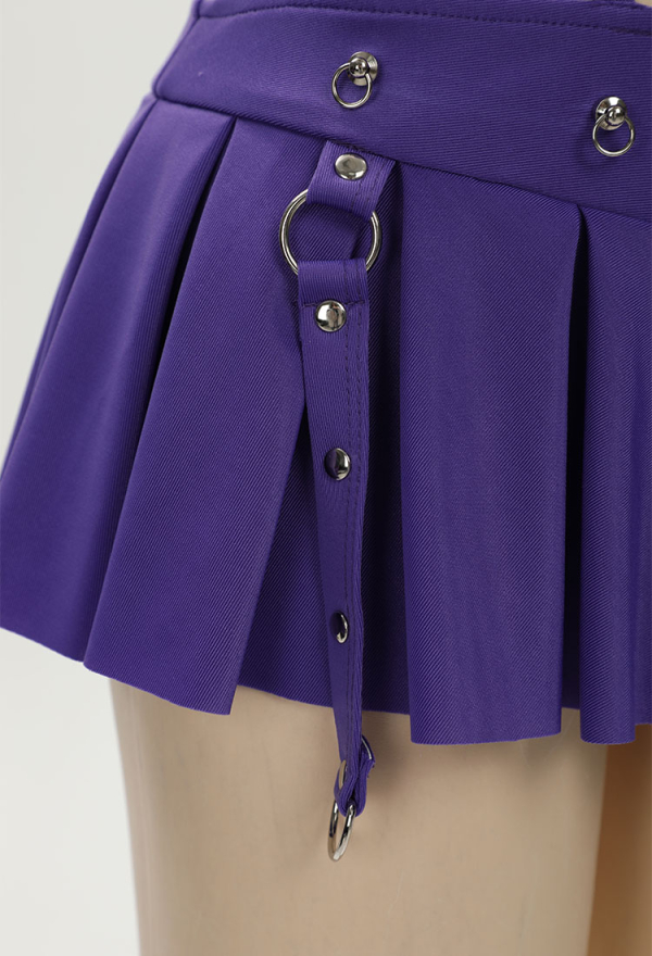 Dark Ghost Sexy Mini Skirt Two-Piece Swimsuit with Microskirt