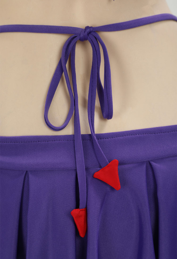 Dark Ghost Sexy Mini Skirt Two-Piece Swimsuit with Microskirt