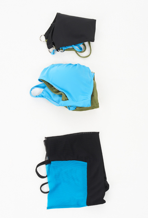 The Loner Camper Gothic Two-Piece Swimsuit With Skirt