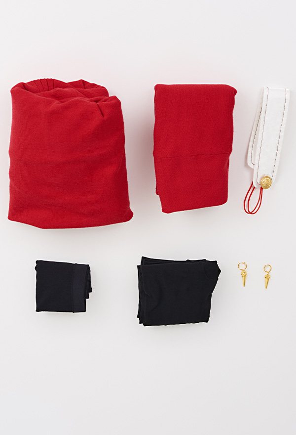 Yor Women Red Sweater Hip Skirt Set Halloween Costume Yor Women Red Sweater Hip Skirt Set Halloween Costume
