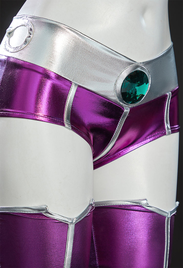 Cosmic Queen Cosplay Costume Top and Shorts with Stocking Shoes