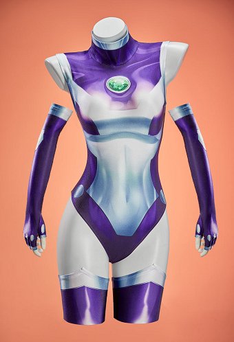 Cosmic Queen 3D Printed Super Heroine Cosplay Bodysuit Costume