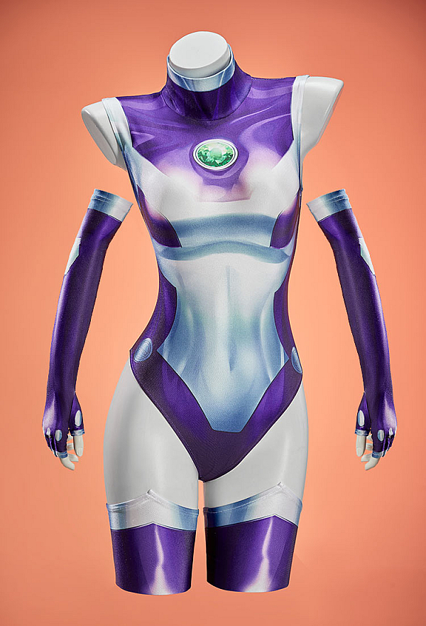 Cosmic Queen 3D Printed Super Heroine Cosplay Bodysuit Costume Cosmic Queen 3D Printed Super Heroine Cosplay Bodysuit Costume