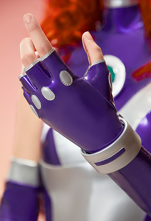 Cosmic Queen Superhero Cosplay Costume Bodysuit with Gloves Socks Cosmic Queen Superhero Cosplay Costume Bodysuit with Gloves Socks