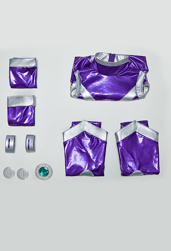 Cosmic Queen Superhero Cosplay Costume Bodysuit with Gloves Socks Cosmic Queen Superhero Cosplay Costume Bodysuit with Gloves Socks