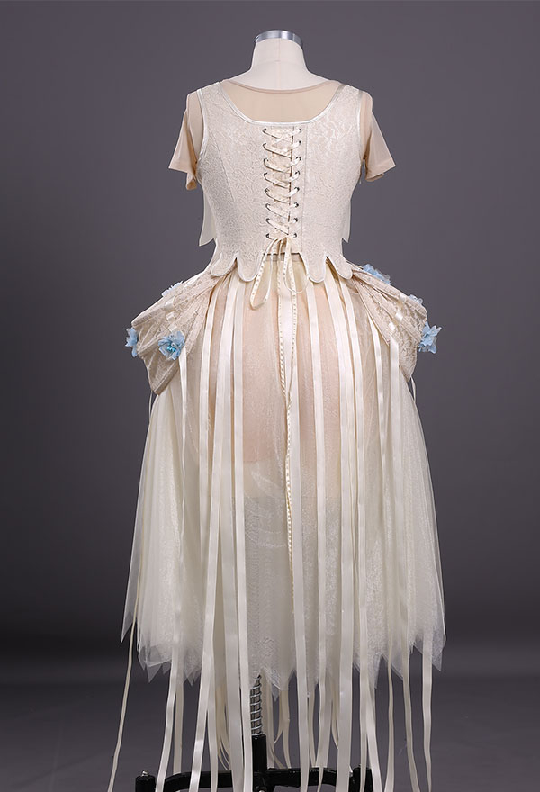 Cosplay Costume Ball Dress Gala Gown Dress with Lining and Pants