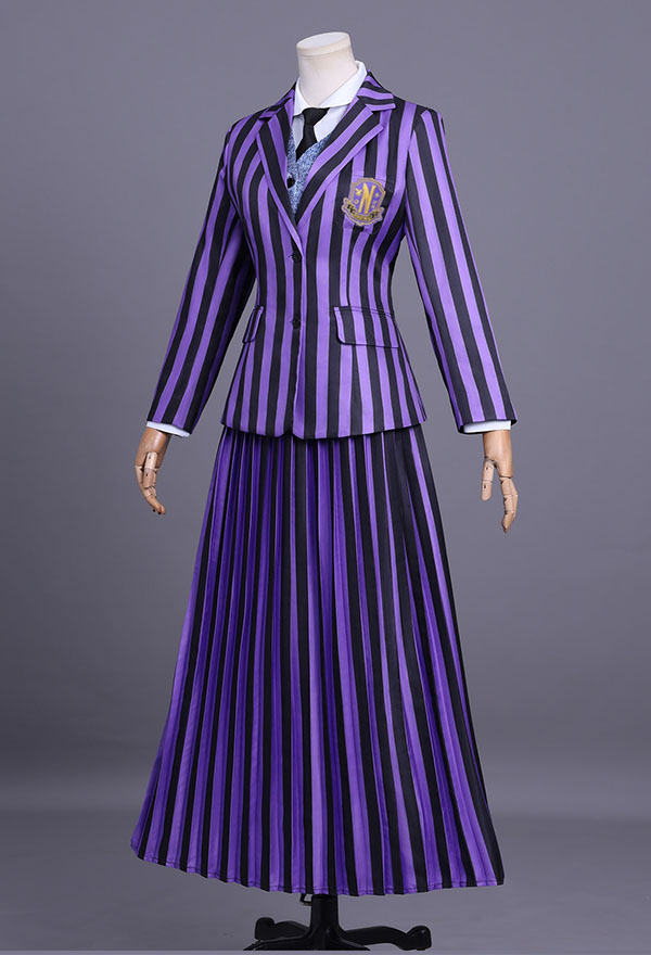 Halloween Cosplay Costume Jacket and Skirt with Vest and Shirt[