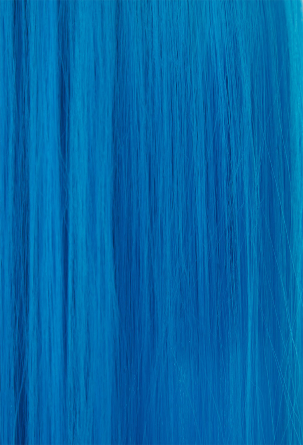 Cosplay Blue Lace Wig 140cm Full Long Straight Wig