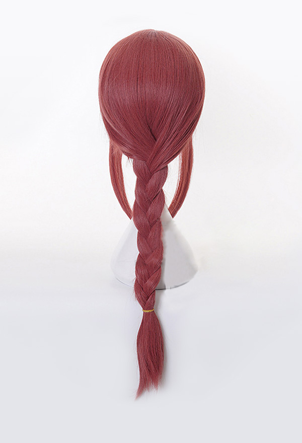 Makima Women Rose Pink Twist Braid Wig