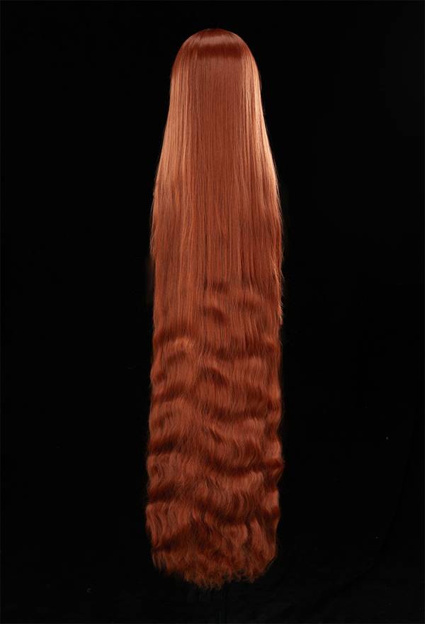 Frankenstein Inspired Cosplay Wig Brown 43.3-inch Long Lace Front Wig