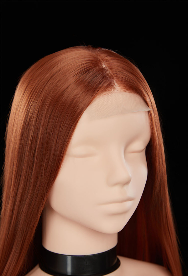 Frankenstein Inspired Cosplay Wig Brown 43.3-inch Long Lace Front Wig