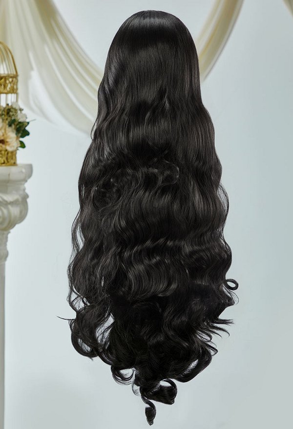 Universal Multicolor 31.5-inch Long Curly Lace Wig