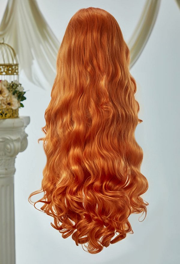 Universal Multicolor 31.5-inch Long Curly Lace Wig