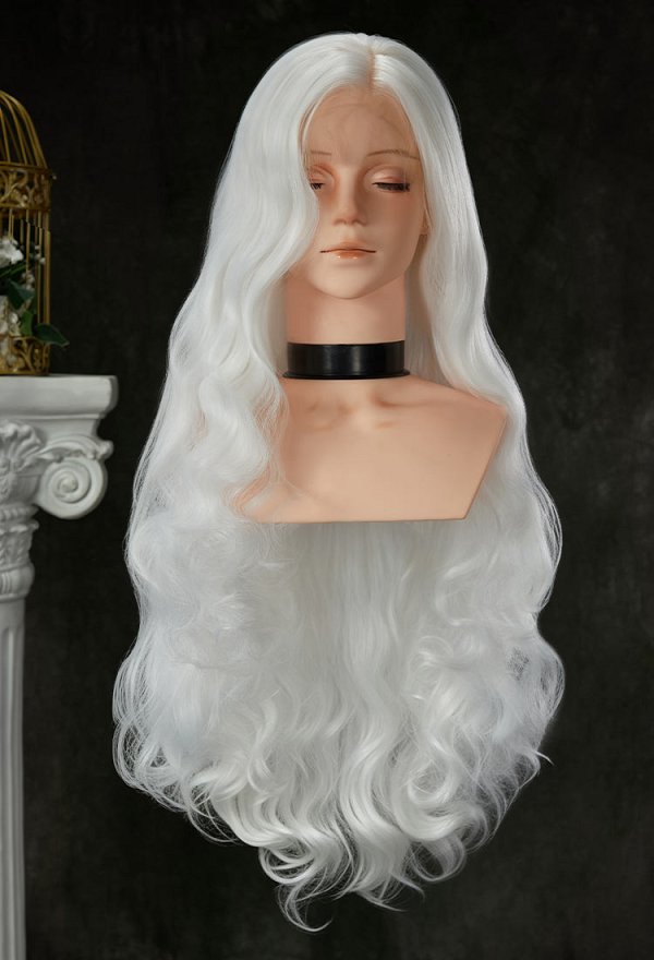 Universal Multicolor 31.5-inch Long Curly Lace Wig