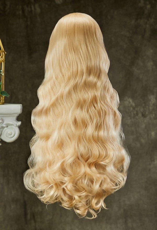 Universal Multicolor 31.5-inch Long Curly Lace Wig
