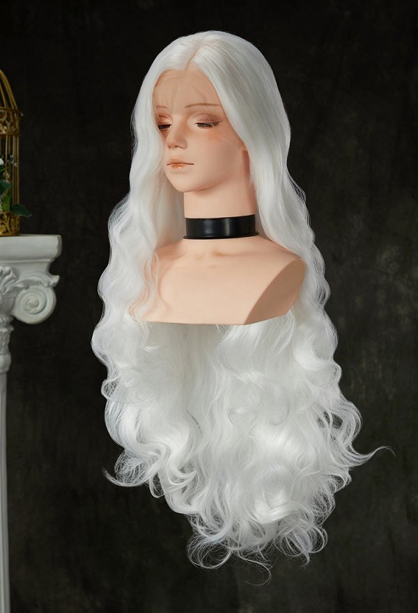 Universal Multicolor 31.5-inch Long Curly Lace Wig