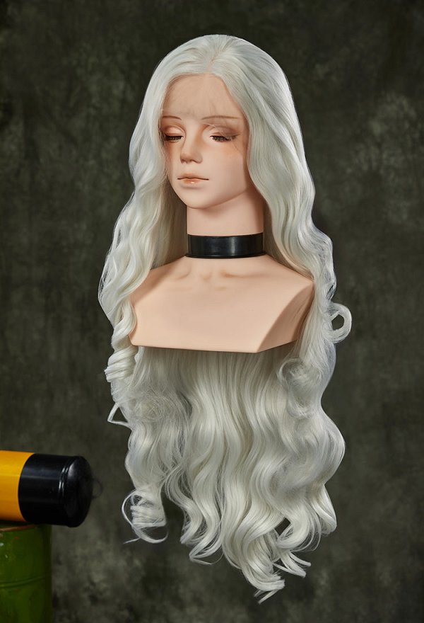 Universal Multicolor 31.5-inch Long Curly Lace Wig
