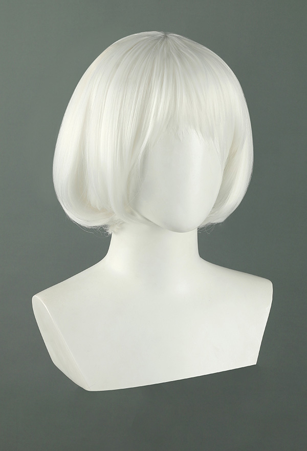 Type B Silver Short Cosplay Wig
