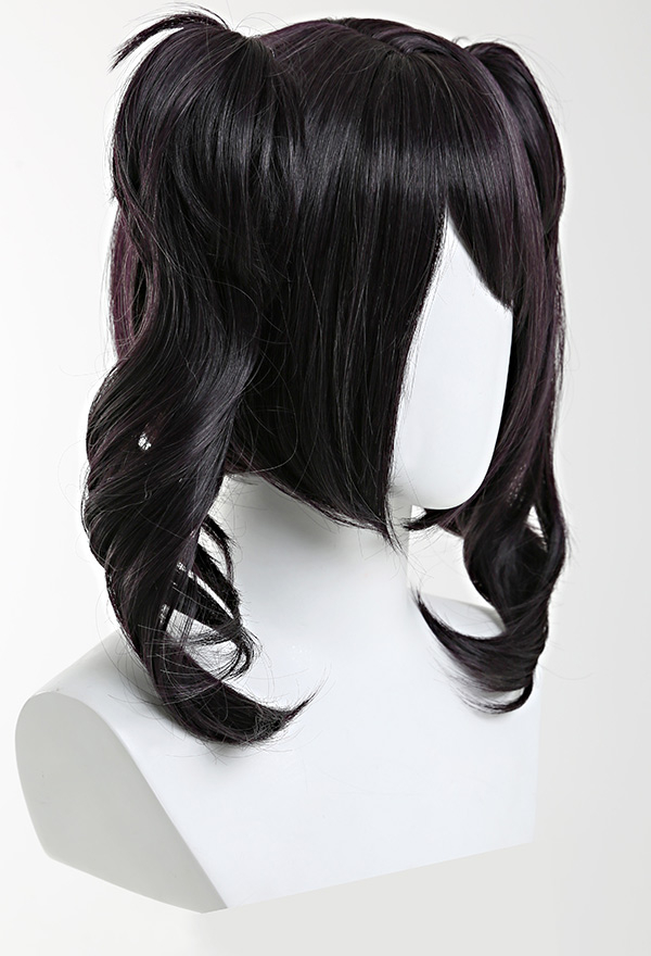Needy Streamer Overload Ame-Chan Black Cosplay Wig
