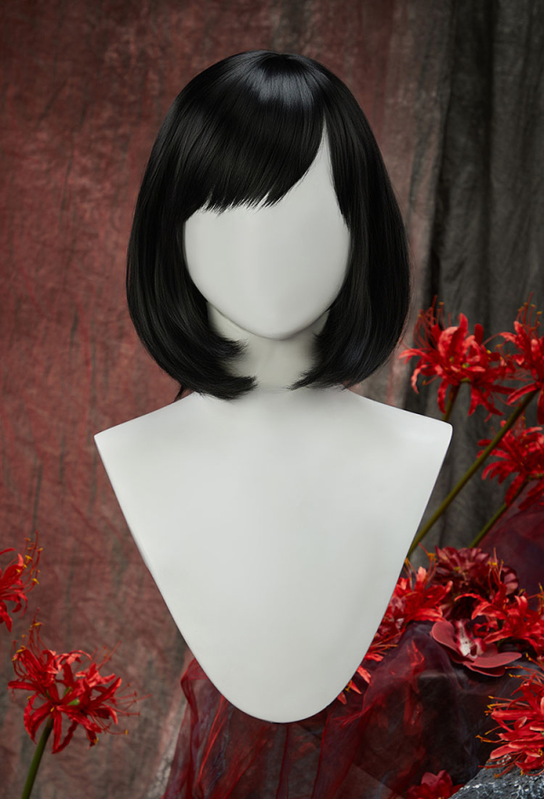 Silent Hill F Hinako Shimizu Cosplay Wig Short Black Wig